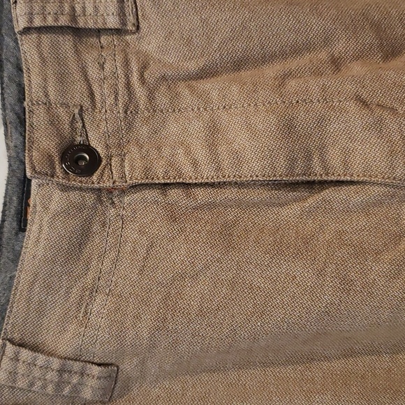 The BC Clothing Co. Men's Shorts Brown White Dress Shorts Size 32 Cargo - Picture 2 of 14